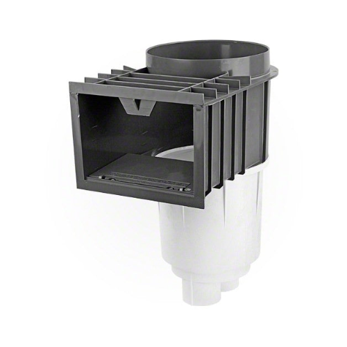 Pentair 08650-6404 Gray U-3 Skimmer with Lid, Frame, and Slip Reducers