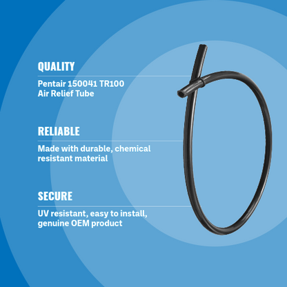 Pentair 150041 TR100 Air Relief Tube Blue Background