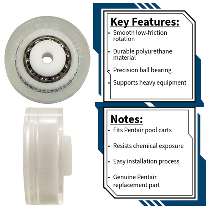 Pentair #175 Ball Bearing Polyurethane Wheel R201557Z