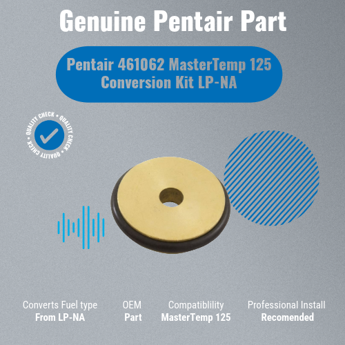 Pentair 461062 MasterTemp 125 Conversion Kit LP-NA Genuine Part