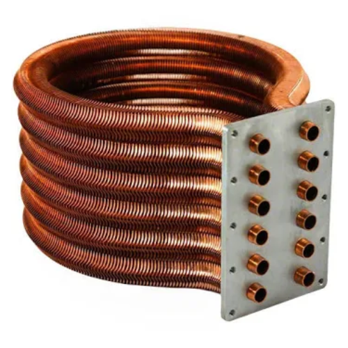 Pentair 77707-0234 Tube Sheet Coil Kit, 400K Heater White Background 2 Side View