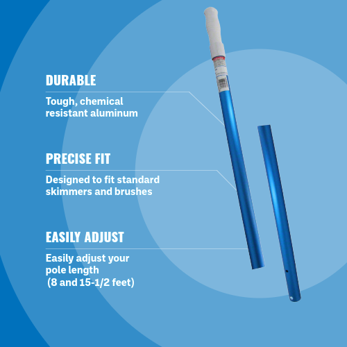 Pentair R191306 Rainbow Telescopic Pole Image for Key Features