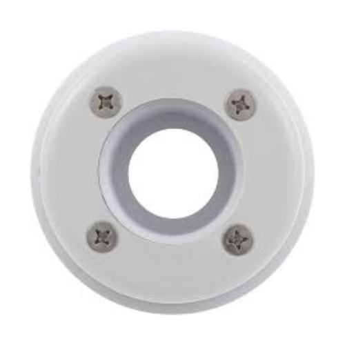 Pentair 86205100 White 1-1/2" Vinyl Liner Return Fittings  White Background
