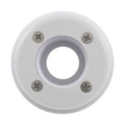 Pentair 86205100 White 1-1/2" Vinyl Liner Return Fittings  White Background