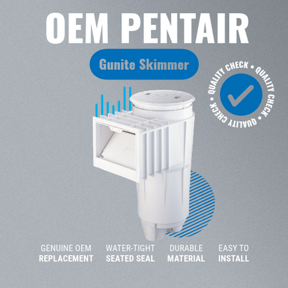 Pentair Bermuda Skimmer 2" Slip Ports, White, Gunite 506361