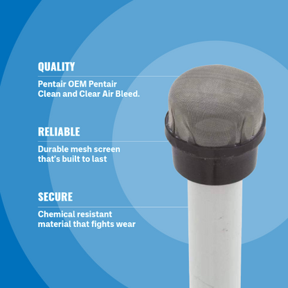 Pentair Clean & Clear Plus Air Bleed Tube Assembly 420 sf 170028 Specs Image