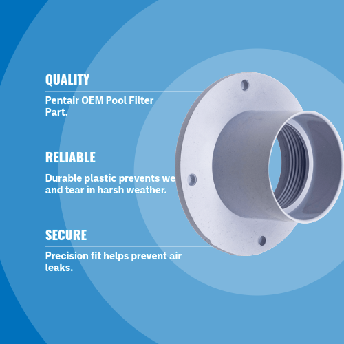 Pentair 2" Insider Fitting for Gunite, White | 542423 Key features image