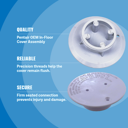 Pentair Floor Plate Sub-Assembly, White 08417-0005