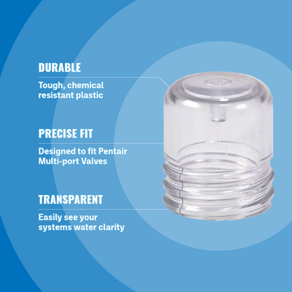 Pentair HiFlow Sight Glass with Vacuum Projector 272550 Key Features