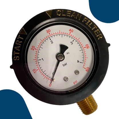 Pentair High Flow Air Relief Valve 98209800 Gauge Close up