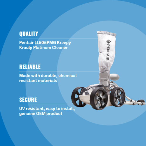 Pentair LL505PMG Kreepy Krauly Platinum Cleaner Blue Background