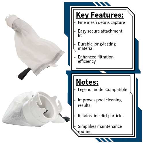 Pentair Legend Fine Mesh Bag, White | EU16 Notes and Key Features