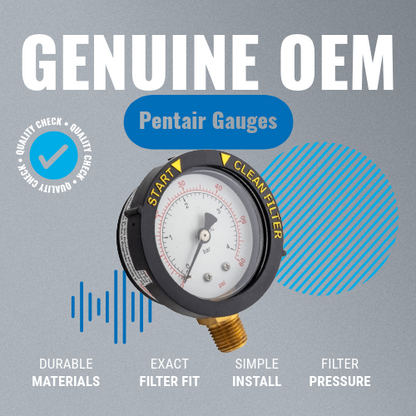 Pentair 190058Z Pressure Gauge Top Mount Key Image