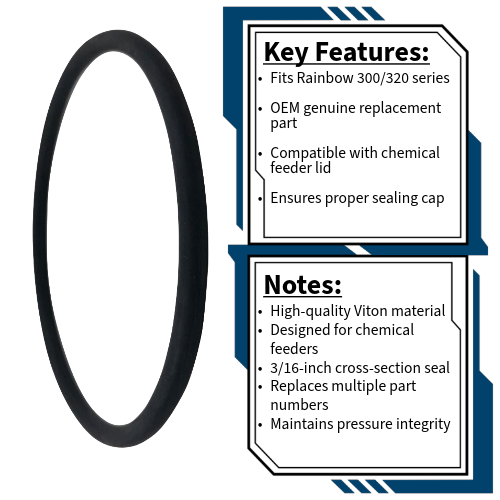 Pentair Rainbow 3" Cap O-Ring R172009Z