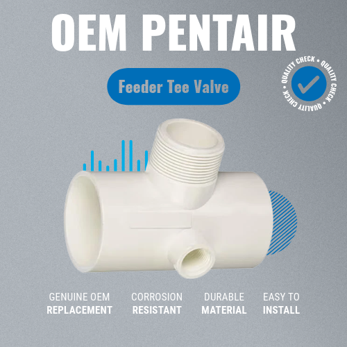 Pentair R172317 Diverter Tee Valve 1-1/2 NPT x 2" Slip