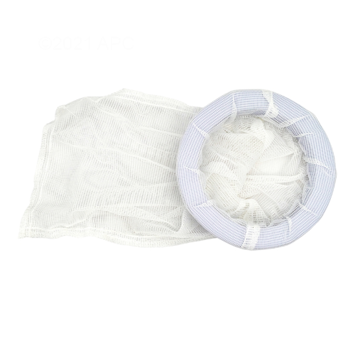 Pentair R211516 Polyester Leaf Trap Screen Bag, #186 Side View White Background With Fibers shown