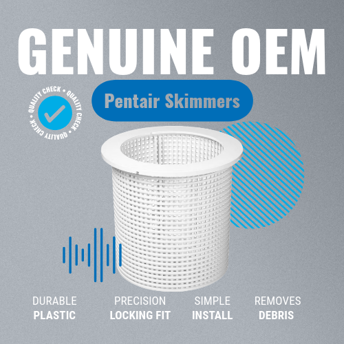 Pentair R38013AZ Admiral Circular Skimmer Basket Image Modified