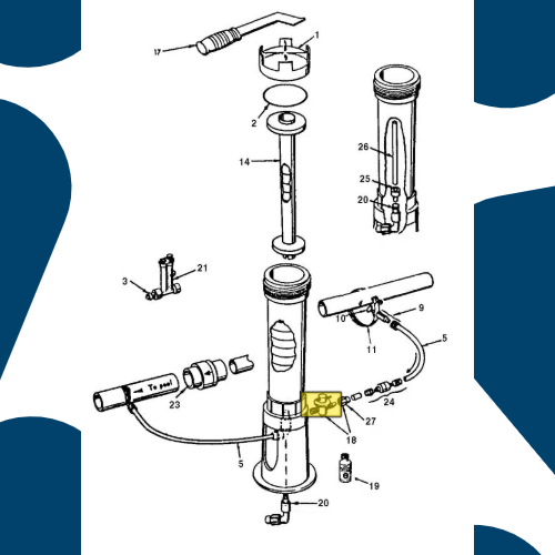 Pentair Control Valve 1/4" NPT Tube w/ Compression Nut R172060Z