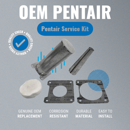 Pentair Service Kit Flameholder 77707-0204 Grey Background Key Features Image