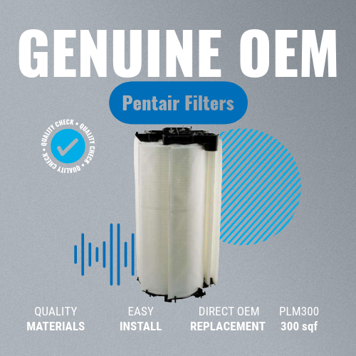 Pentair Sta-Rite PLM300 Replacement Filter Cartridge, 300 sq ft 27002-0300S Image