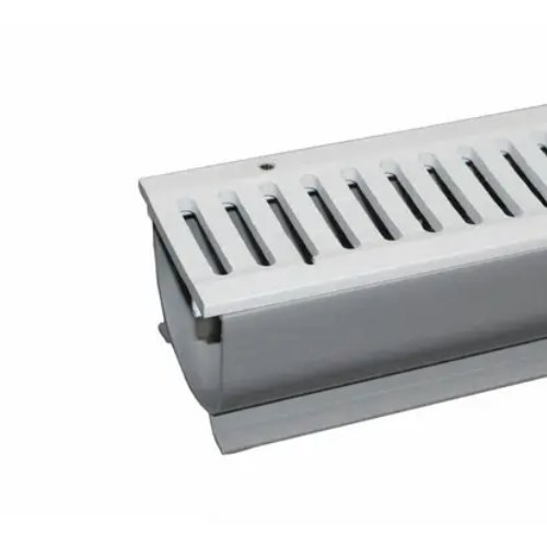 Quaker WaterHog 3" White Drain Channel QP6242-W