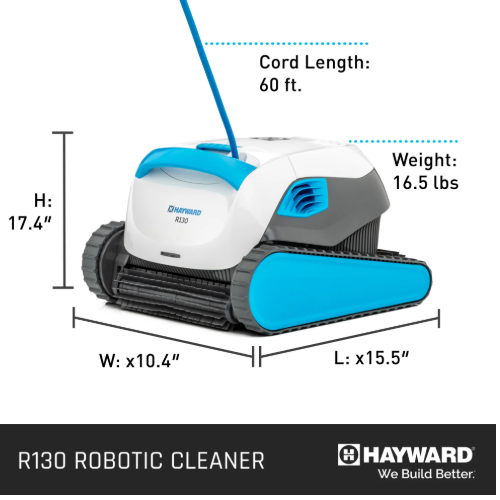 Hayward R130 Pool Cleaner Specs