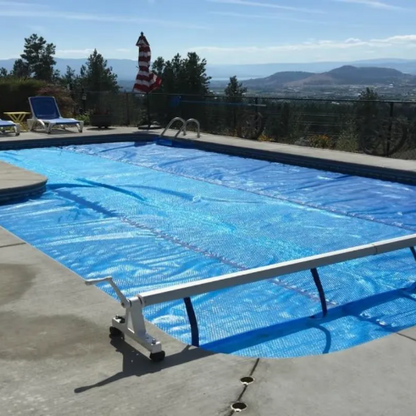 Rocky's Premium Solar Pool Cover Reel System inground pool
