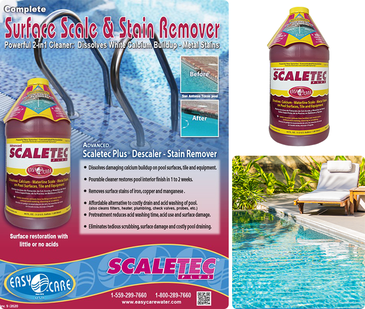 ScaleTec Plus Pool Descaler | EasyCare 20064 64oz – Shasta Pool Supply