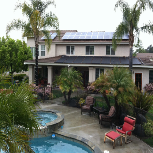 SwimEasy DIY Solar Pool Heater Kit example pool