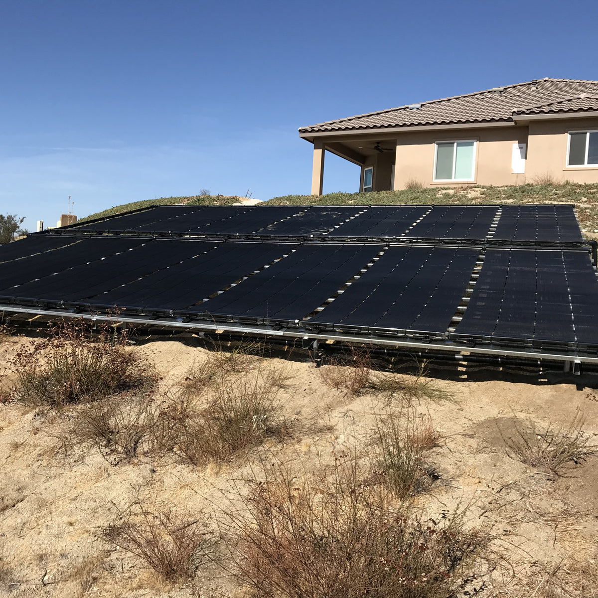 SwimJoy Industrial Grade Solar Pool Heater Panel - High-Wind Mounting Security