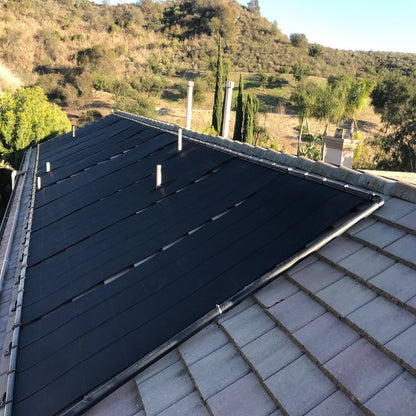SwimJoy Industrial Grade Solar Pool Heater Panel - High-Wind Mounting Security