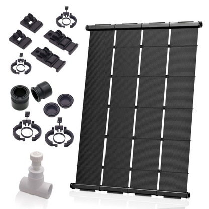 SwimJoy DIY Solar Pool Heater Kit | Commercial-Grade Solar Pool Heating System with Lifetime Warranty