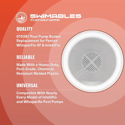 Swimables SW-90-199 IntelliFlo Pump Basket | Replaces Pentair 070387