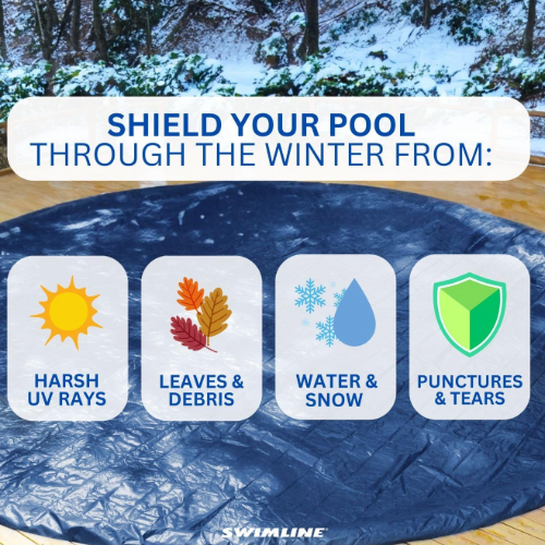 Swimline Super Guard Winter Pool Cover Shield Your Pool Through Winter