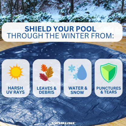 Swimline Super Guard Winter Pool Cover Shield Your Pool Through Winter
