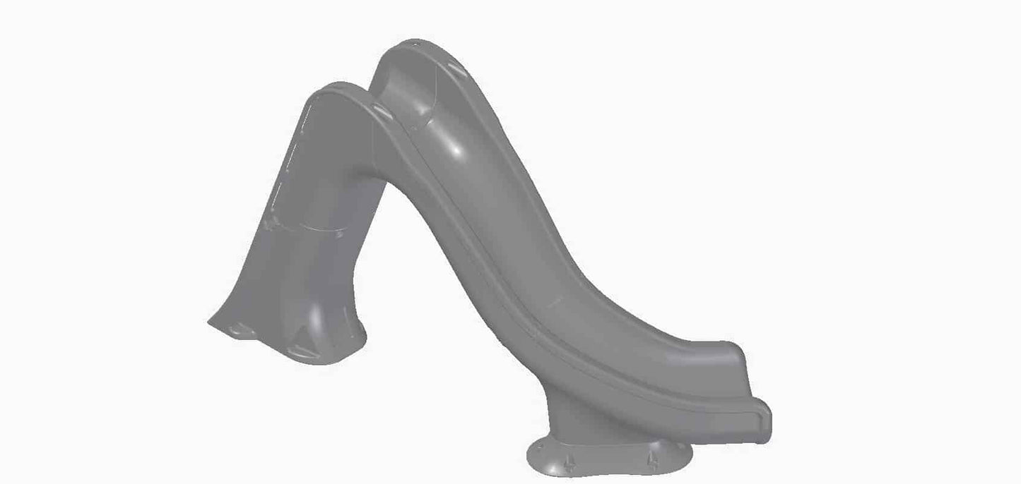 Global Pool GPPSTW-GREY-R | Tidal Wave Slide Right - Gray