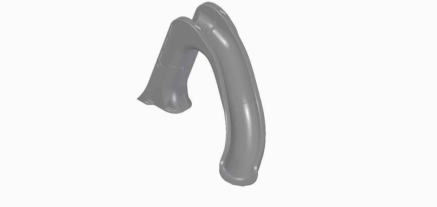 Global Pool GPPSTW-GREY-R-LED | Tidal Wave Slide Right - Gray | LED Package