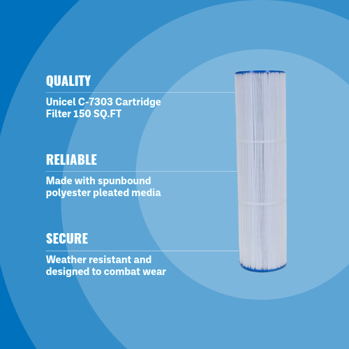 Unicel C-7303 Cartridge Filter 150 SQ.FT. ADVANTAGE ELECTRIC