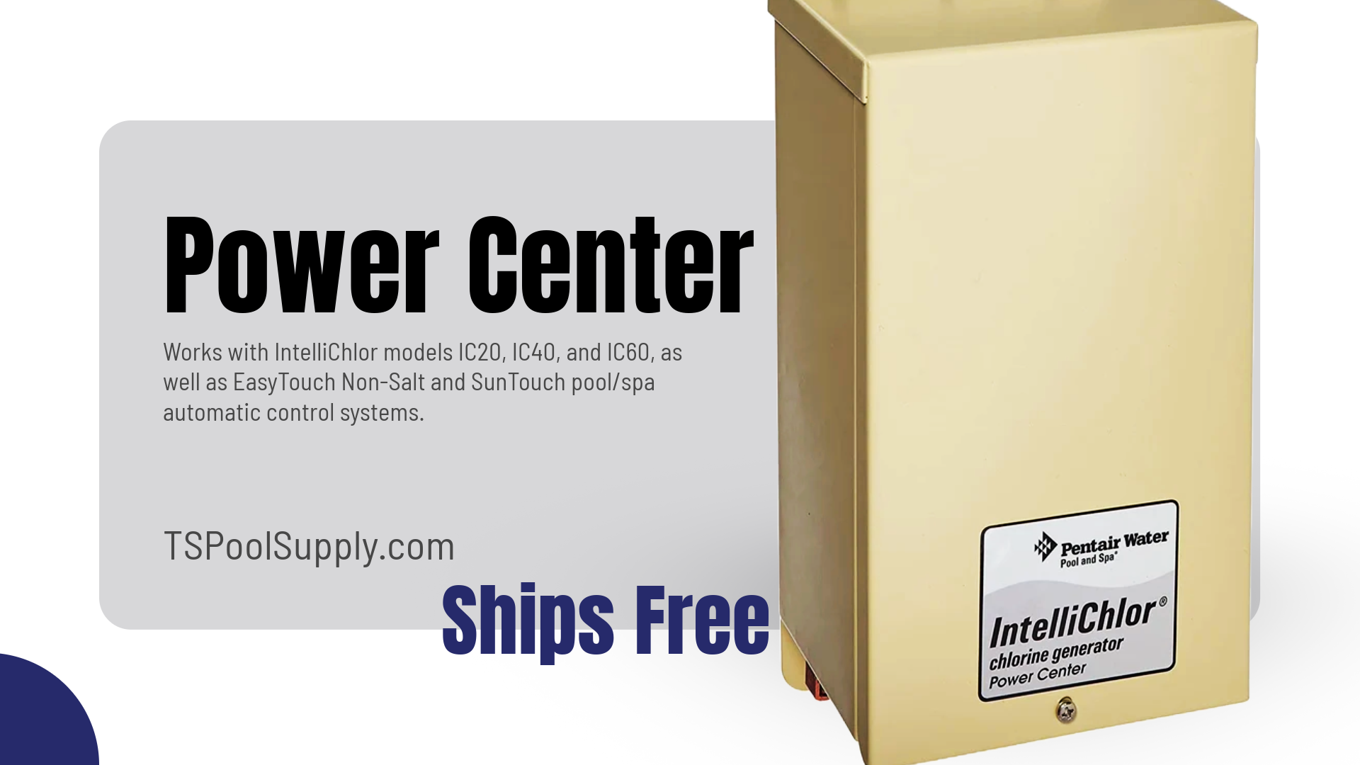 Pentair Power Center Chlorine Generator EC-520556