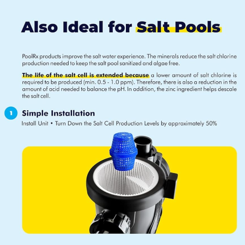 PoolRx+ Blue/White Eliminate Pool Algae