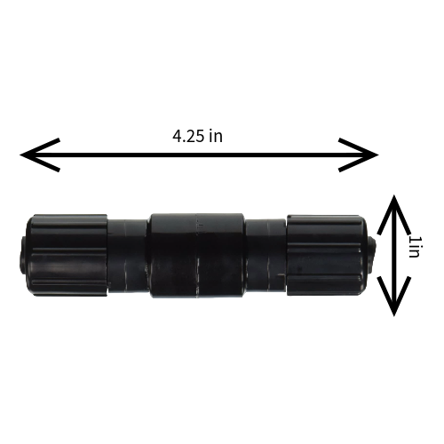 Pentair R172324 Corrosion Resistant In-Line Check Valve Dims