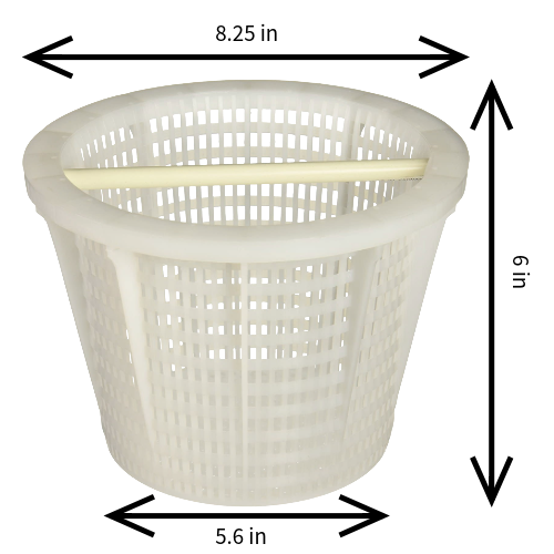 The Pentair 85014500 Skimmer Basket With Handle Dims