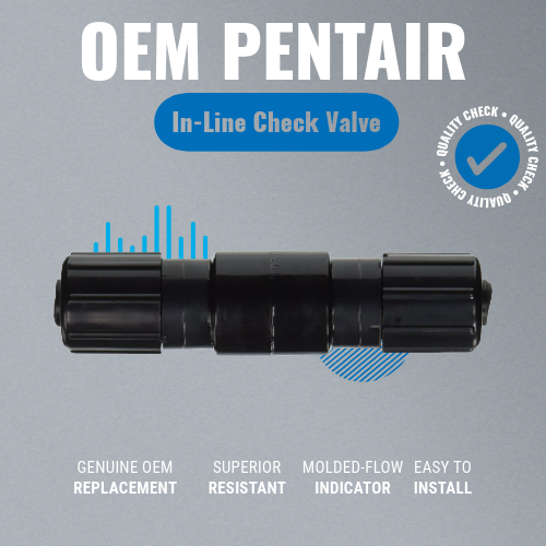 Pentair R172324 Corrosion Resistant In-Line Check Valve Features