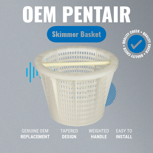 The Pentair 85014500 Skimmer Basket With Handle Features
