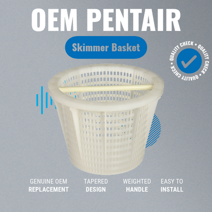The Pentair 85014500 Skimmer Basket With Handle Features
