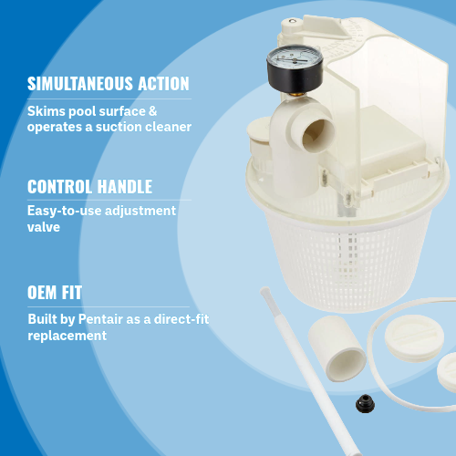 Pentair R211100 Vac-Mate Vacuum/Skimmer Attachment Highlights