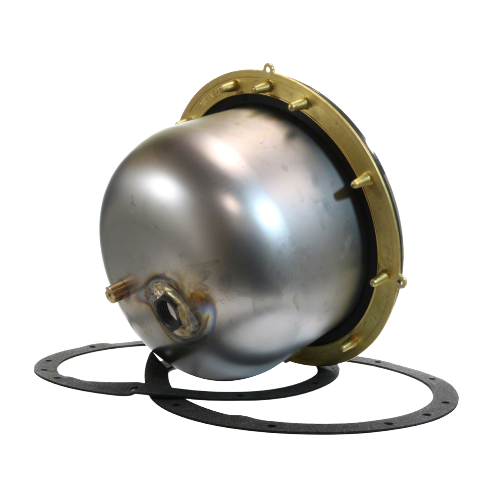 Pentair 78232500 Large Stainless Steel Light Niche, 1" Rear Hub, Rear