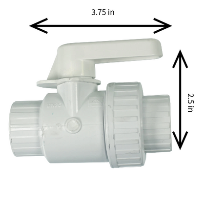 Pentair R172439 HC Series Control Valve Dims
