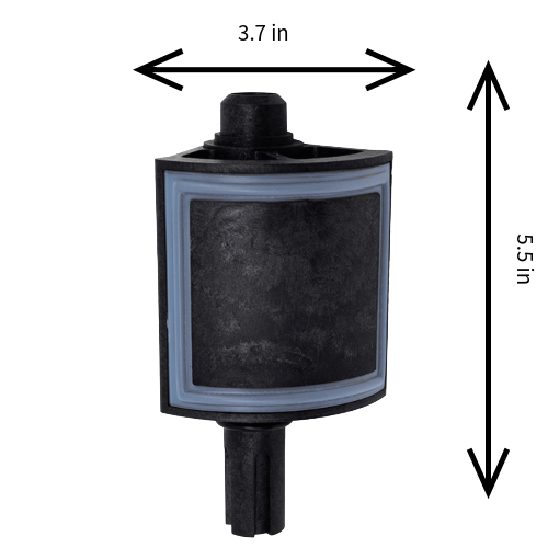 Pentair 270075 Diverter Assembly 2/3 Way Valve 1.5 Dims