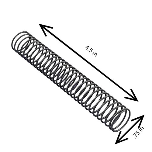 Pentair R171097Z Tube Support Spring Dims